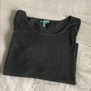 Black 3/4 sleeve sweater